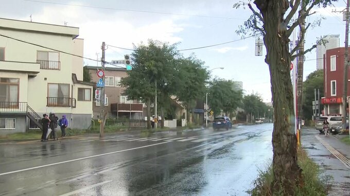 札幌市西区発寒の事故現場（桑園発寒通）