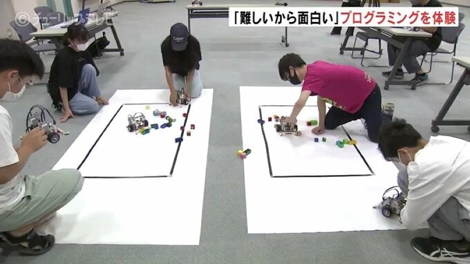 「難しいから面白い」手早くお掃除…ロボットのプログラミングに挑戦|TBS NEWS DIG