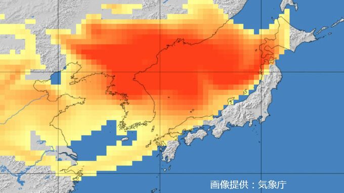 【黄砂・予測図】西日本から北日本の広い範囲で飛来　どこにいつ頃やってくる？|TBS NEWS DIG