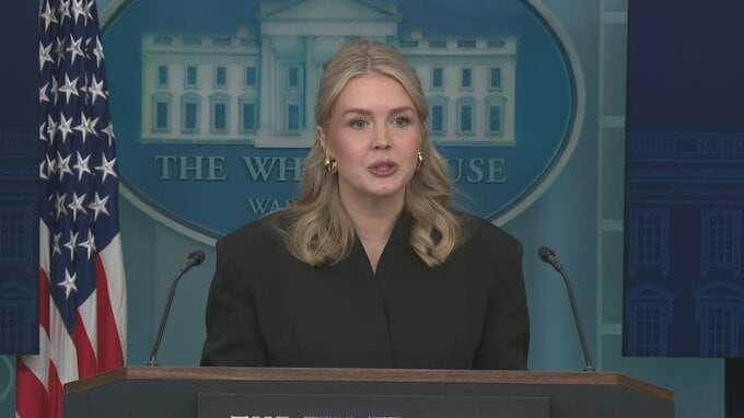 米ホワイトハウスのレビット報道官　来春に第2子を出産へ　職務も継続