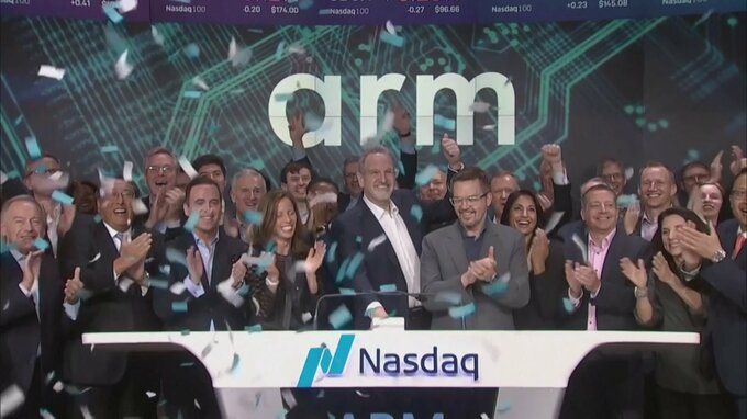 ソフトバンクグループ傘下 英半導体設計大手アームがナスダック上場、今年最大の新規株式公開|TBS NEWS DIG