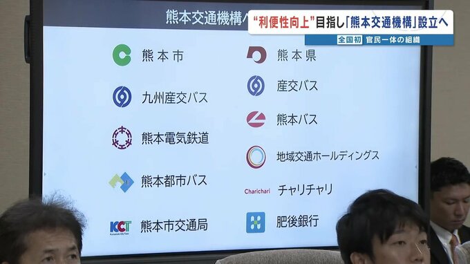 全国初！県・市・事業者が結集する「熊本交通機構」設立決定　2027年4月の本格稼働目指す　熊本　|　熊本のニュース｜RKK NEWS｜RKK熊本放送