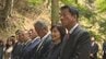 「厳かな空気感。何回も来たいと思う」杉良太郎さんと伍代夏子さんらが「矢立の杉」の法要参列　山梨・大月市　|　山梨のニュース | ＵＴＹテレビ山梨