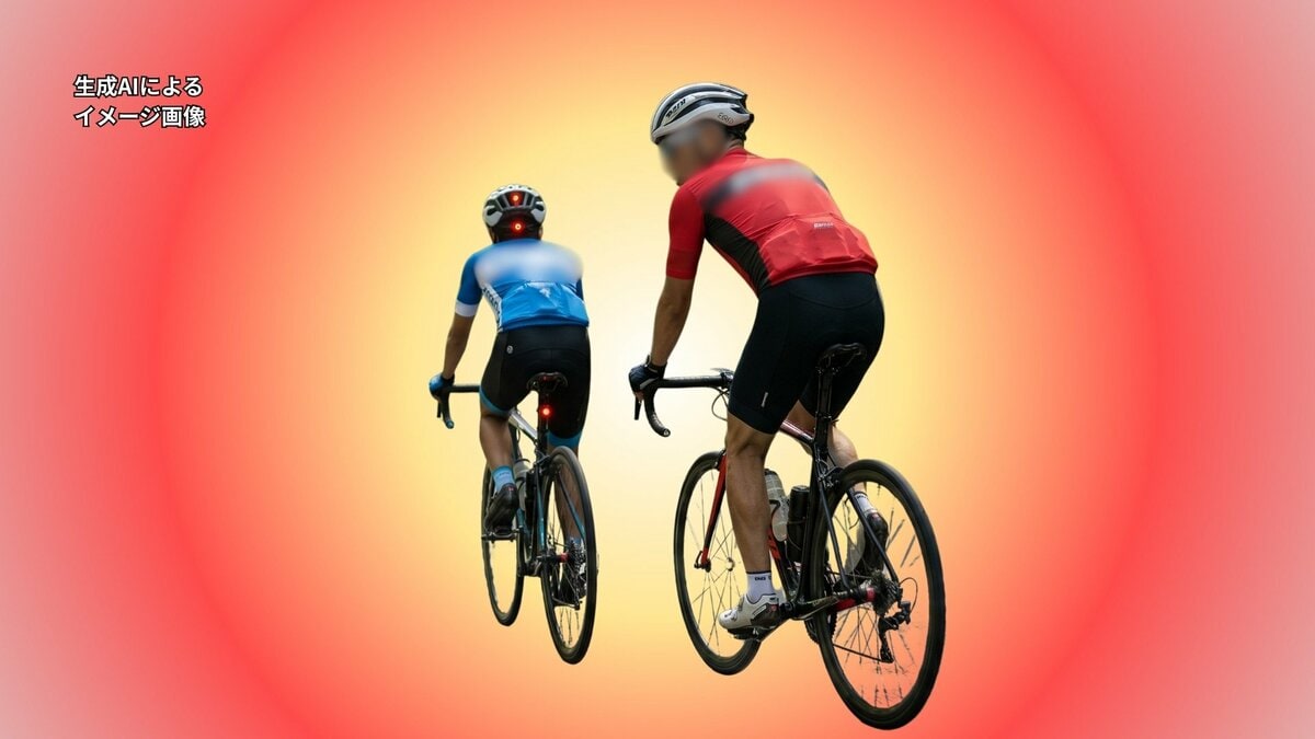 64歳と13歳がツーリング中にロードバイク同士が接触、男性が転倒、骨盤や肋骨を折る重傷　今帰仁村の国道505号