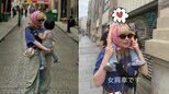 【 きゃりーぱみゅぱみゅ 】　「ミニきゃりー可愛すぎ」パリの街角で愛娘を“女肩車”　ジャパンエキスポ出演後の微笑ましい親子ショットに「幸せそう」「写真集出して」と反響|TBS NEWS DIG