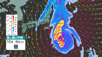 ダブル台風】台風27号「非常に強い」勢力に発達へ 最大瞬間風速60m