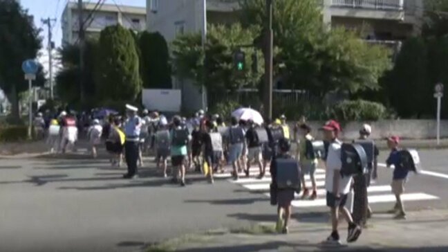 天童市の市街地にクマ 市と警察がパトロールする中で児童は登校(山形) |TBS NEWS DIG