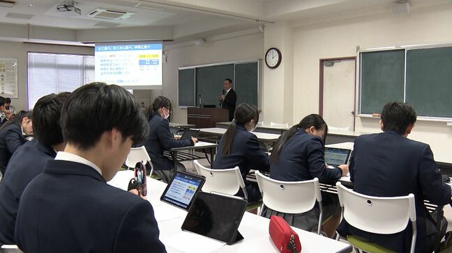 「仕事を通じて自分の好きなことに関わることが大切」 地元企業の社長などが高校で職業講座【岡山】|TBS NEWS DIG