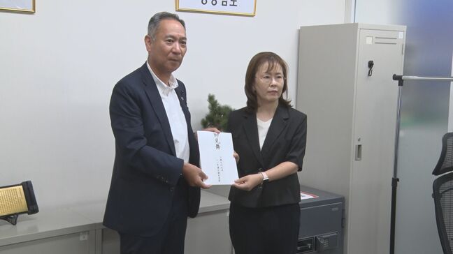 山口県議会「日韓議員連盟」 慶尚南道に豪雨災害の見舞金贈る|TBS NEWS DIG