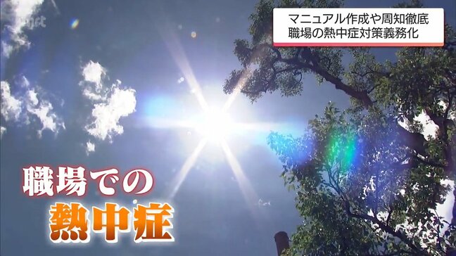 職場での「熱中症対策」義務化がスタート 宮崎県内の企業の対応は|TBS NEWS DIG