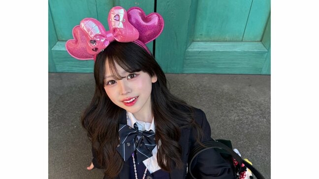 【 キンコン梶原の長女・梶原叶渚 】 東京ディズニーリゾートで「人生2度目」の巻き髪披露 「足長すぎ」「制服ディズニー青春だね」 絶賛の嵐|TBS NEWS DIG