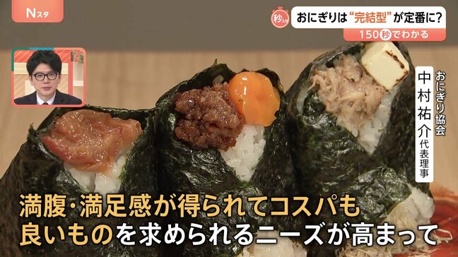 1つで満腹＆満足！おにぎりは“完結型”が定番化？“コンビニおにぎり”平均単価は141.4円→208.9円に【Nスタ解説】|TBS NEWS DIG