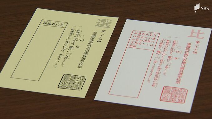 参院選の期日前投票所で投票用紙の誤交付が発生「比例」の投票用紙を二重交付か＝静岡・沼津市選挙管理委員会|TBS NEWS DIG