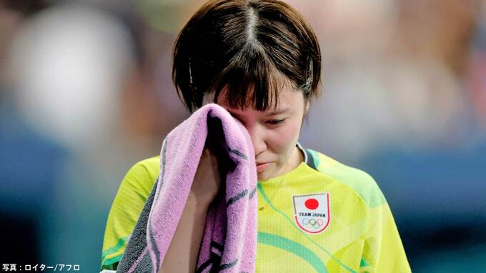 平野美宇、準々決勝で涙の敗退...崖っぷちからフルゲーム＆デュースの大熱戦も及ばず「メダルを獲りたかった」【パリ五輪・卓球】|TBS NEWS DIG