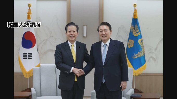 公明党 山口代表が韓国大統領と会談　日韓で連携強化の方針確認