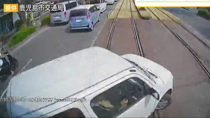 市電と事故後に逃走　道交法違反容疑で運転の男を逮捕　鹿児島|TBS NEWS DIG