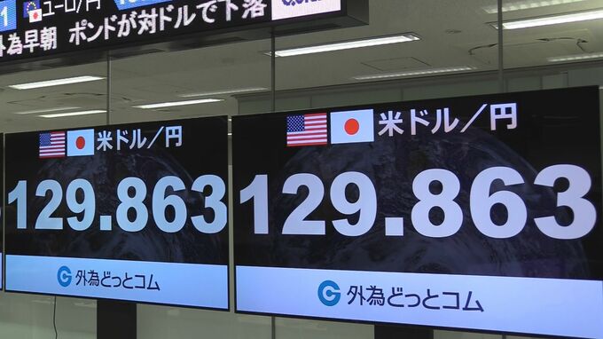 一時1ドル＝129円台　日銀次期総裁人事めぐり急速に円買い進む