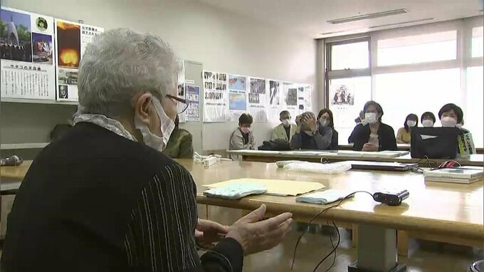  「胸が苦しいようおかあちゃん」核兵器の悲惨さ知ってほしい… 広島・長崎の被爆者が体験語る　【岡山・倉敷市】|TBS NEWS DIG