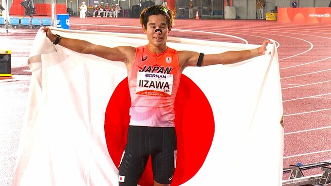 男子1500mで飯澤千翔が大会新記録の3分36秒35秒で金メダル　日本勢40年ぶりの快挙　森凪也が銅メダルで日本勢のダブル表彰台【アジア大会】|TBS NEWS DIG