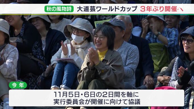 大道芸W杯3年ぶりに開催へ　国内アーティストのみで2日間で調整＝静岡市|TBS NEWS DIG