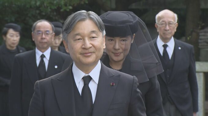 天皇皇后両陛下 「斂葬の儀」から一夜明け三笠宮妃百合子さまの墓を訪問し拝礼|TBS NEWS DIG