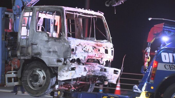 大型トラックの運転ミスで対向車に衝突・炎上、女性死亡　88歳の男に執行猶予付きの有罪判決　大分地裁　|　大分のニュース｜OBS NEWS｜大分放送