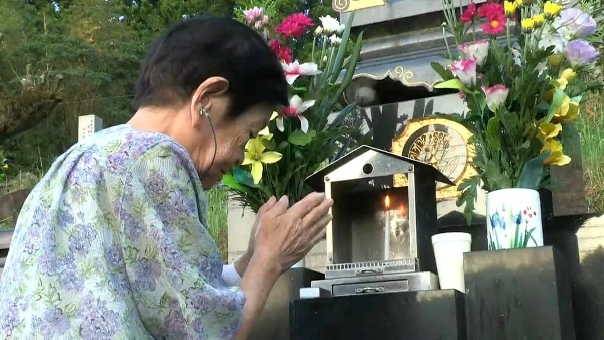 「心配だが頑張らないと」地震の爪痕残る墓地で盆の入り　震度5強の長島町　鹿児島