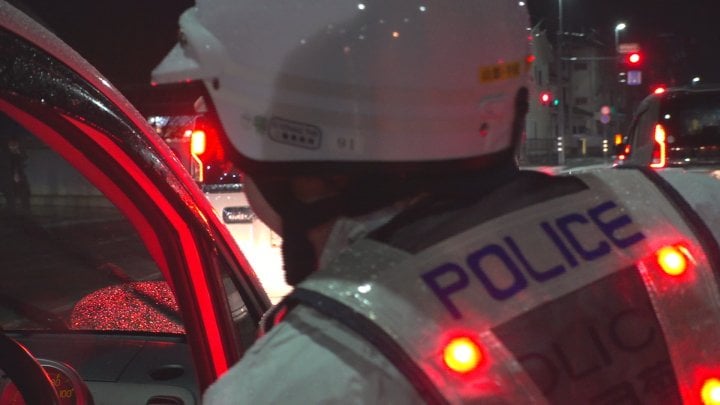 飲酒運転　一週間で6人摘発　先週末には警察が大規模検問　山梨