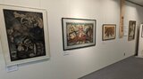 独特の太い線によって描かれた味わい深い版画の世界 森田純版画作品回顧展 岩手・奥州市 |TBS NEWS DIG