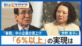 中小企業の賃上げ「6％以上」は実現するのか　今年の春闘について連合の芳野会長に聞く【Bizスクエア】|TBS NEWS DIG