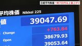 【速報】日経平均株価が一時700円以上値上がり|TBS NEWS DIG