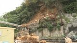 鉄骨も折り曲げる巨大な落石が会社敷地内に… 梅雨末期の大雨　各地で土砂崩れなど被害|TBS NEWS DIG