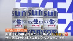 サントリーが8年ぶり“中価格帯”ビール新商品発表　競合よりも安く…裏にビール減税めぐる競争激化| TBS CROSS DIG with Bloomberg