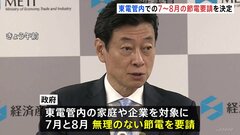「無理のない範囲で」政府が東京電力管内で正式に節電を要請　7、8月の2か月　その他の地域は要請せず| TBS CROSS DIG with Bloomberg