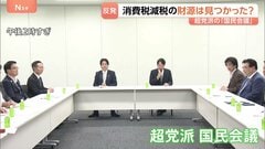 「そんな余力はないのでは」と野党猛反発　消費税減税の財源確保について政府説明「特例公債には頼らない」 超党派の「国民会議」| TBS CROSS DIG with Bloomberg