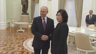 「両国の関係はあらゆる分野で発展している」プーチン大統領が北朝鮮の崔善姫外相と会談| TBS CROSS DIG with Bloomberg