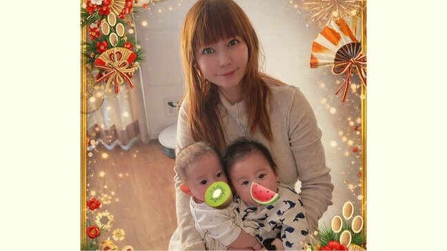 【 中川翔子 】双子と共に「あけましておめでとうございます」「それぞれのおうちのお雑煮気になる！」　夫は体調不良で別場所に|TBS NEWS DIG