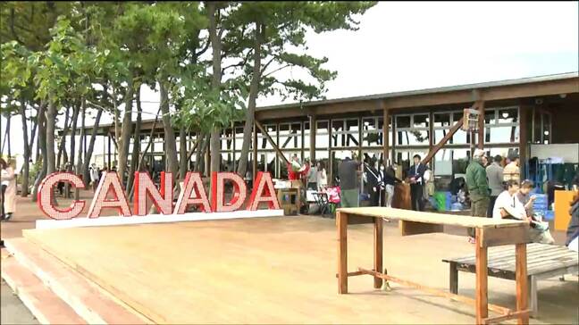 「新たなフォトスポットに」大阪・関西万博のカナダサイン 宮城・名取市への移設祝う|TBS NEWS DIG