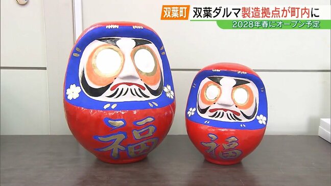 「全世界に通用するだるまを…」双葉ダルマの製造拠点、2028年春にオープンへ　福島・双葉町|TBS NEWS DIG