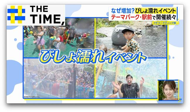なぜ増加？「びしょ濡れイベント」　テーマパークや“駅前”で開催続々【THE TIME,】 |TBS NEWS DIG