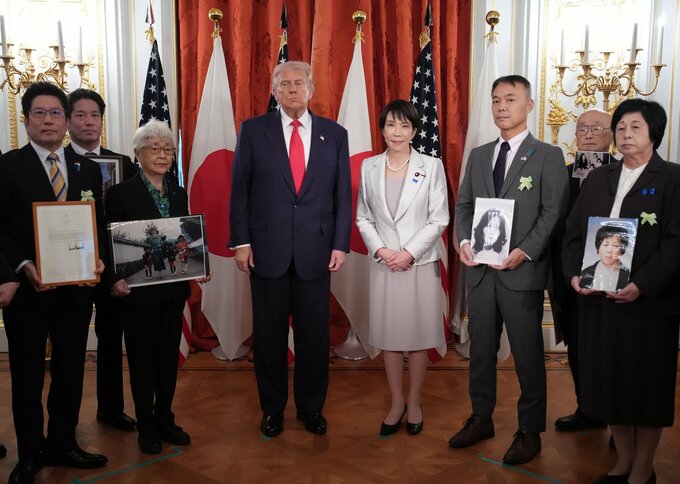トランプ氏、拉致被害者家族と面会－「できる限りの全てのこと行う」