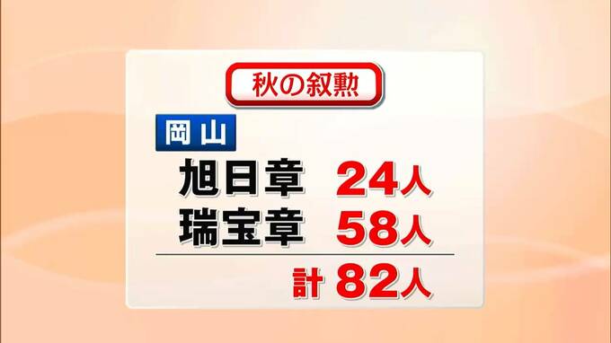 秋の叙勲　旭日中綬章に元中国銀行頭取の宮長雅人さん　瑞宝中綬章に岡山大学元学長の森田潔さん【岡山】|TBS NEWS DIG