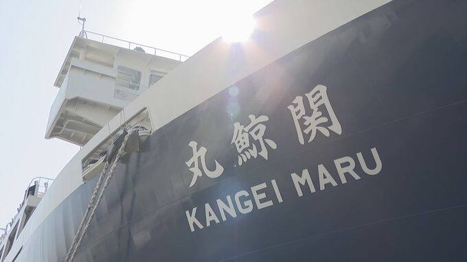 ７３年ぶり国産新造捕鯨船「関鯨丸」初出漁　|　山口のニュース・天気・防災｜tys NEWS｜ｔｙｓテレビ山口