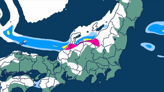 【大雪情報】北日本は８日夜～９日にかけ猛ふぶきなどに警戒　東日本から西日本は１０日にかけて大雪に注意・警戒　警報級の地域が広がる可能性も|TBS NEWS DIG