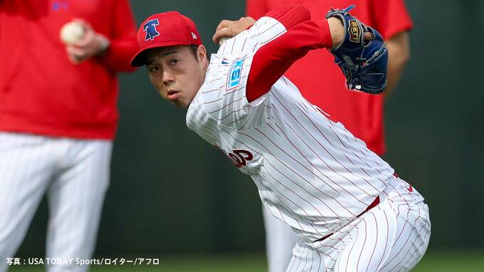 フィリーズ青柳晃洋 ライブBPで4四球と制球に苦しむ、MVP2度獲得のハーパーは「あんな早いクイックは見たことない」と称賛|TBS NEWS DIG