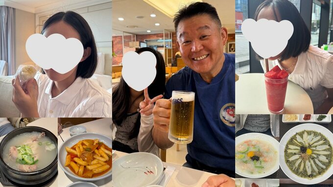 【 花田虎上 】　韓国旅行3日目のブログ更新　家族で韓国グルメをフルコース満喫　あわび粥・参鶏湯・話題のドバイチョコ大福まで「食べ歩きの1日」|TBS NEWS DIG
