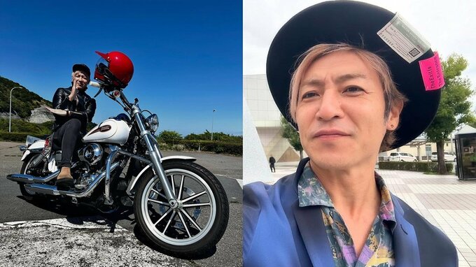 【つるの剛士】妹の愛車ハーレーにまたがり「ダイナに跨るダイナ」ウルトラマンの必殺技ポーズ|TBS NEWS DIG
