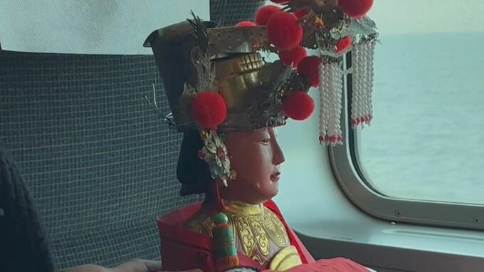 「たくさんのものを見てきたい」『天妃様』初めての里帰り　東南アジアなどで信仰の海の守り神　総本山の台湾へ出発　|　青森のニュース│ATV NEWS│青森テレビ