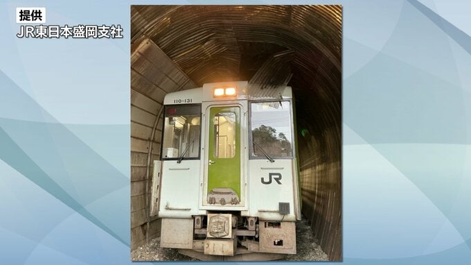 トンネル内漏水防止板と列車が衝突　乗客は乗っておらず乗務員にもけがなし　JR山田線は運転見合わせ　岩手|TBS NEWS DIG