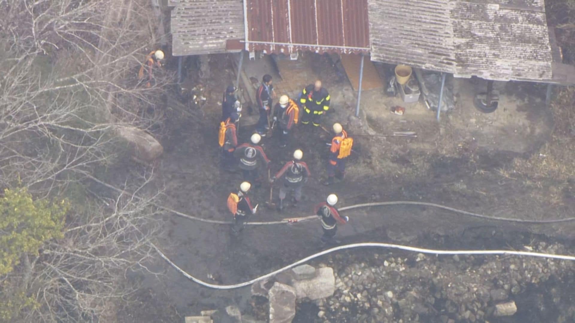 ｢田んぼの中で野焼きをやっていた｣ 三重・伊賀市で山火事 1人軽傷 ｢自分で消火しようと思ったがこれはあかんなと思って…｣